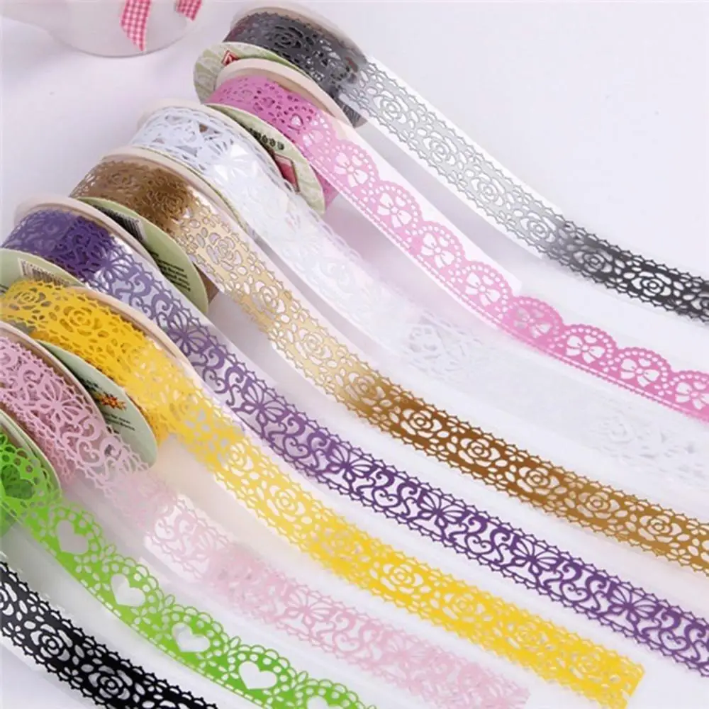 Decoration Wrapping Crafts Party Lace Roll Flower Paper Ribbon Masking Tape Album Decorative Sticker
Decoration Wrapping Crafts Party Lace Roll Flower Paper Ribbon Masking Tape Album Decorative Sticker