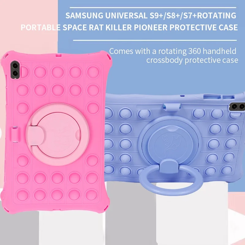 New Silicone Case For Samsung Galaxy Tab S9 Plus 12.4 Tab S8 S7 Plus S7 FE 12.4 S8 S7 11 A8 10.5 A7 Lite 8.7 A 8.0 Stand Cover
New Silicone Case For Samsung Galaxy Tab S9 Plus 12.4 Tab S8 S7 Plus S7 FE 12.4 S8 S7 11 A8 10.5 A7 Lite 8.7 A 8.0 Stand Cover