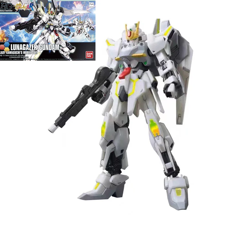 Набор оригинальных моделей Bandai в сборе HGBF 1/144 фигурка аниме Lunagazer Gundam Gunpla, Игрушечный мобильный костюм, подарок для детей, новинка
Набор оригинальных моделей Bandai в сборе HGBF 1/144 фигурка аниме Lunagazer Gundam Gunpla, Игрушечный мобильный костюм, подарок для детей, новинка