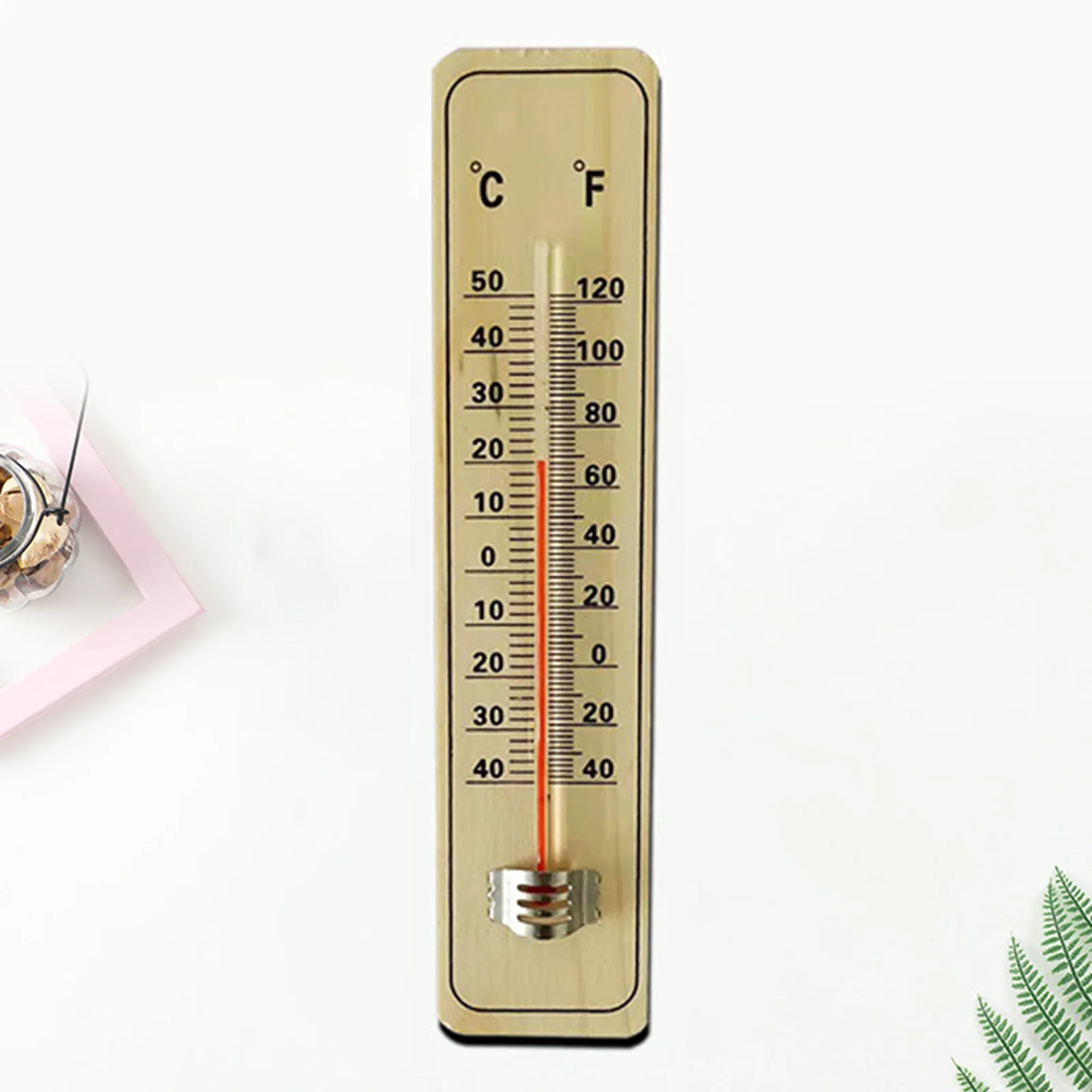 Garden Décor Wooden Thermometer Home Yard Wooden -40 °C To 50 °C 21.5 X 4.8 X 0.8cm Garden Thermometer Brand New
Garden Décor Wooden Thermometer Home Yard Wooden -40 °C To 50 °C 21.5 X 4.8 X 0.8cm Garden Thermometer Brand New