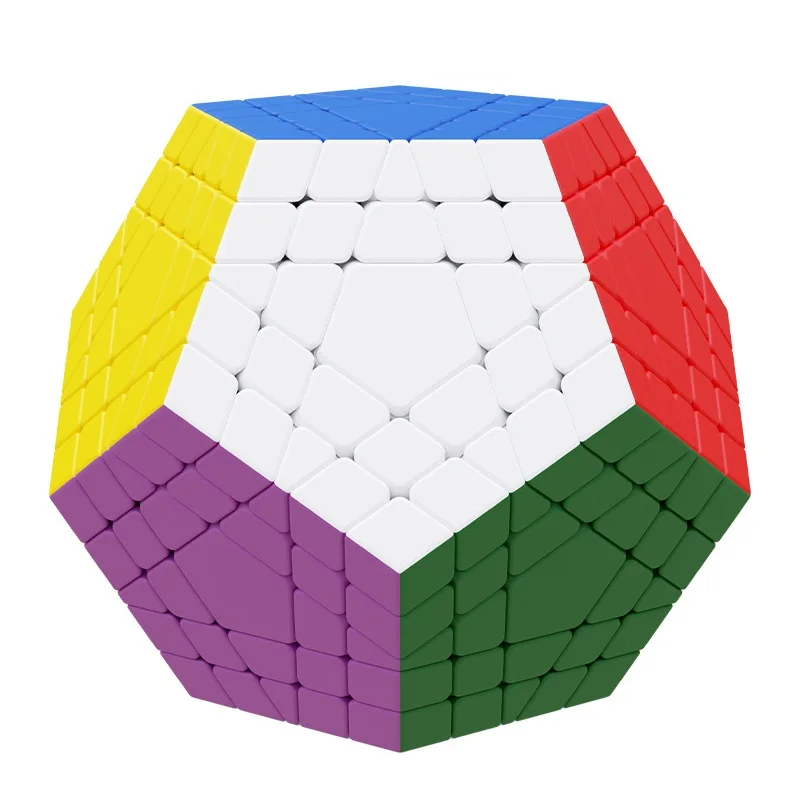 

2023 Sengso Gigaminx 5x5 Magic Cube Stickerless Dodecahedron Speed Puzzle 12Sides Megaminx 4x4 Magico Cubo Rubic Shengshou Toy