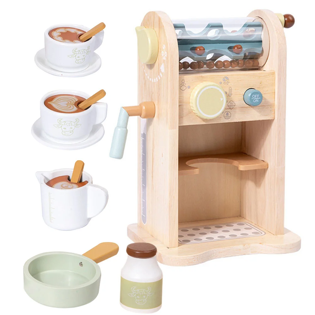 Wooden Coffee Maker Machine Playset Role Play Kitchen Coffee Machine Playset Toy Pretend Play Toys For Kids 
Wooden Coffee Maker Machine Playset Role Play Kitchen Coffee Machine Playset Toy Pretend Play Toys For Kids