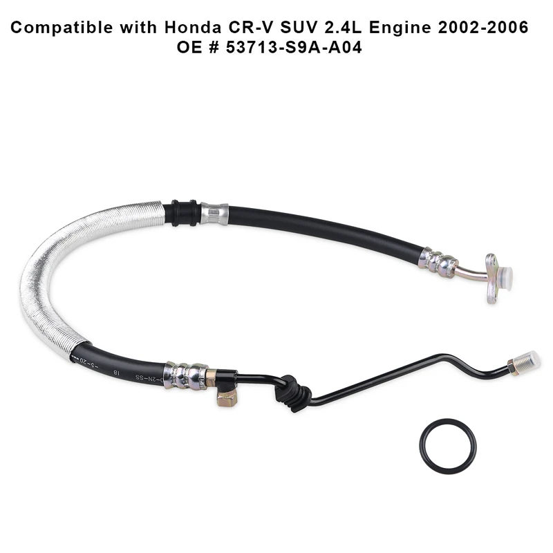 For Honda CRV 2.4L 2002 2003 2004 2005 2006 Power Steering Hose Power Steering Feed Pressure Hose Assembly 53713-S9A-A04 Power
For Honda CRV 2.4L 2002 2003 2004 2005 2006 Power Steering Hose Power Steering Feed Pressure Hose Assembly 53713-S9A-A04 Power