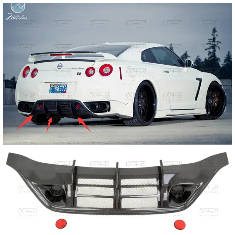For Nissan GTR R35 2009-2016 High Quality Carbon Fiber / FPR Primer Car Bumper Lip Trunk Rear Diffuser Splitter Cover
For Nissan GTR R35 2009-2016 High Quality Carbon Fiber / FPR Primer Car Bumper Lip Trunk Rear Diffuser Splitter Cover