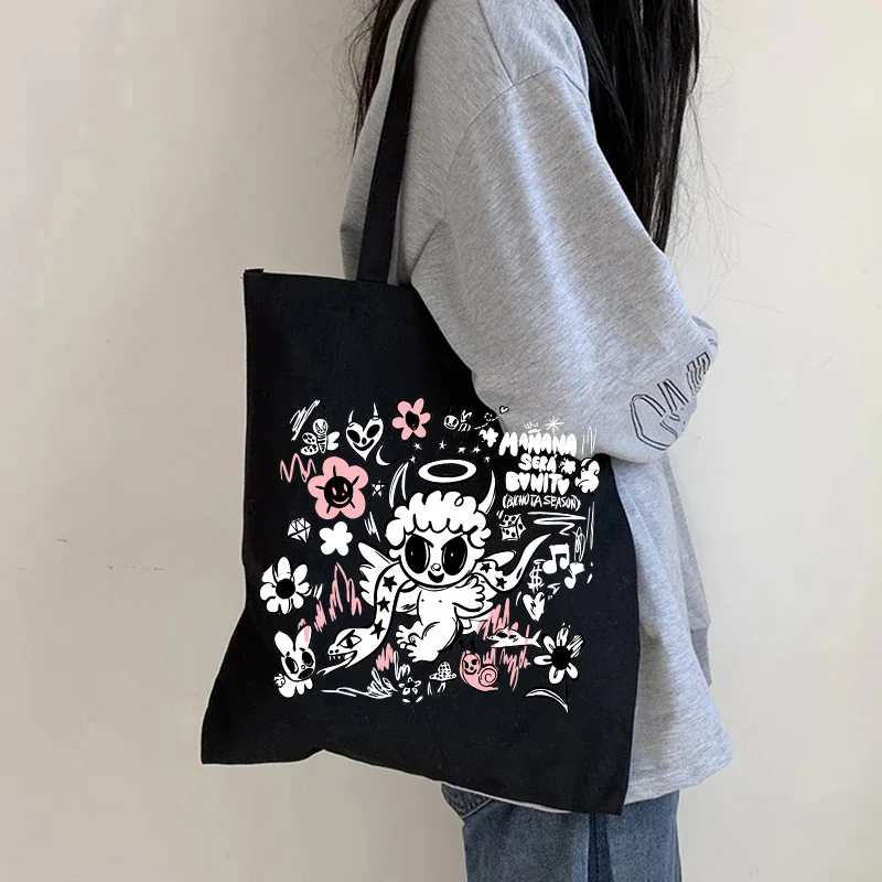 Женская сумка для покупок Karol G экологический холст Shopper Bag, женская сумка для покупок с мангой в стиле Харадзюку
Женская сумка для покупок Karol G экологический холст Shopper Bag, женская сумка для покупок с мангой в стиле Харадзюку