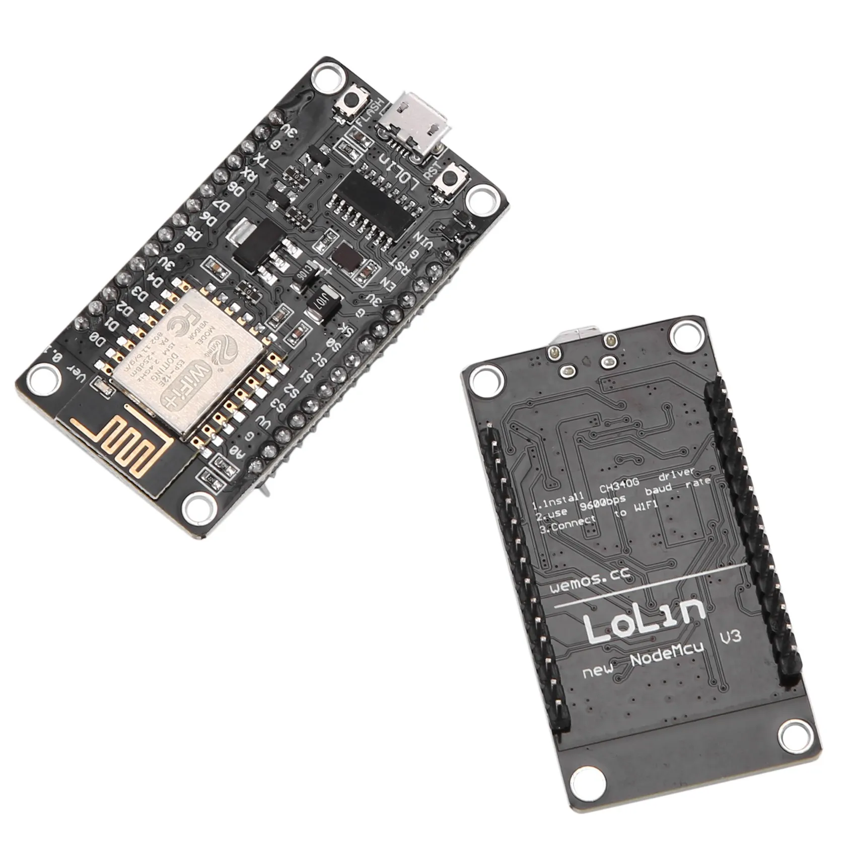 10PCS New Wireless Module CH340 NodeMcu V3 Lua WIFI Internet of Things Development Board Based
10PCS New Wireless Module CH340 NodeMcu V3 Lua WIFI Internet of Things Development Board Based