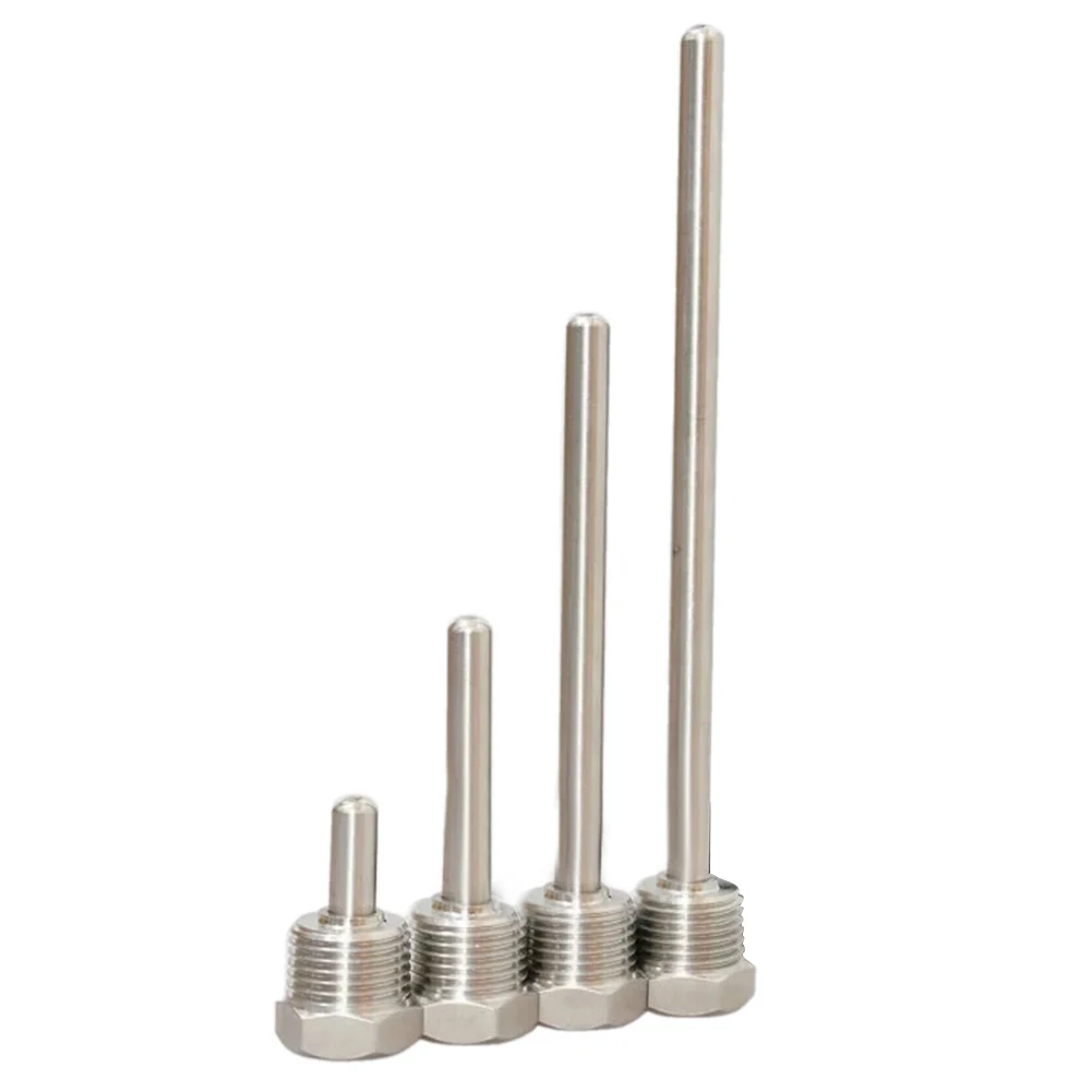 BSP Thermowell 1/2 BSP G Thread 2Mpa 304 Stainless Steel 30-200mm For Temperature Sensor Home Tools Thermowell
BSP Thermowell 1/2 BSP G Thread 2Mpa 304 Stainless Steel 30-200mm For Temperature Sensor Home Tools Thermowell