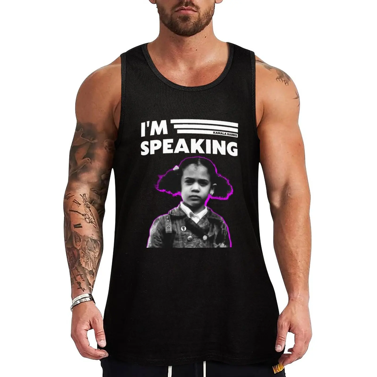 New Young Kamala Harris I'm Speaking Tank Top Men's summer t-shirt Man clothes for gym Men's vest
New Young Kamala Harris I'm Speaking Tank Top Men's summer t-shirt Man clothes for gym Men's vest