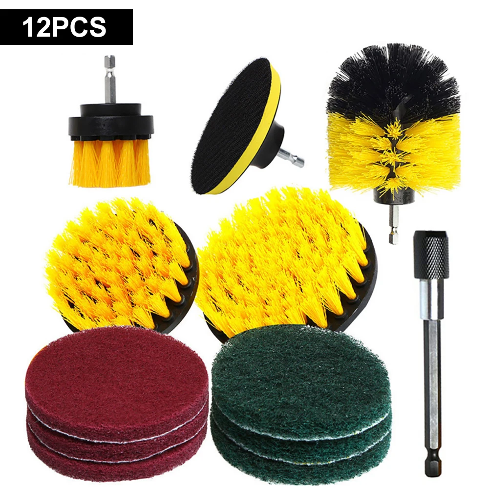 6Pcs/12Pcs Set Electric Scrubber Brush Drill Brush Kit Plastic Round Cleaning Brush For Carpet Glass Car Tires Nylon Brushes
6Pcs/12Pcs Set Electric Scrubber Brush Drill Brush Kit Plastic Round Cleaning Brush For Carpet Glass Car Tires Nylon Brushes