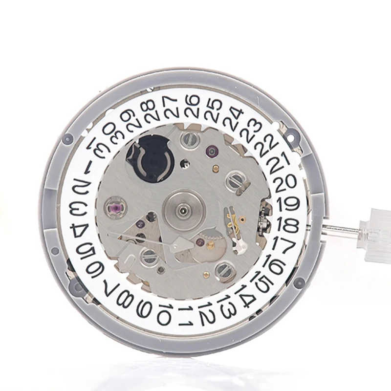 

High Accuracy Movement Japan Seiko NH35A Premium Automatic Mechanical Movt White Date Wheel Double Calendar Replace Movt
