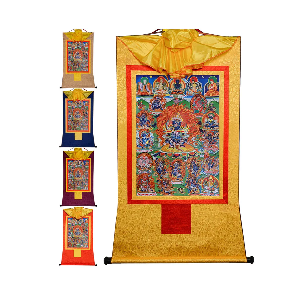 Gandhanra Bronzing Printed Thangka Art - Mahakala Thangka,Hand Framed Tibetan Buddhist Thangka
Gandhanra Bronzing Printed Thangka Art - Mahakala Thangka,Hand Framed Tibetan Buddhist Thangka