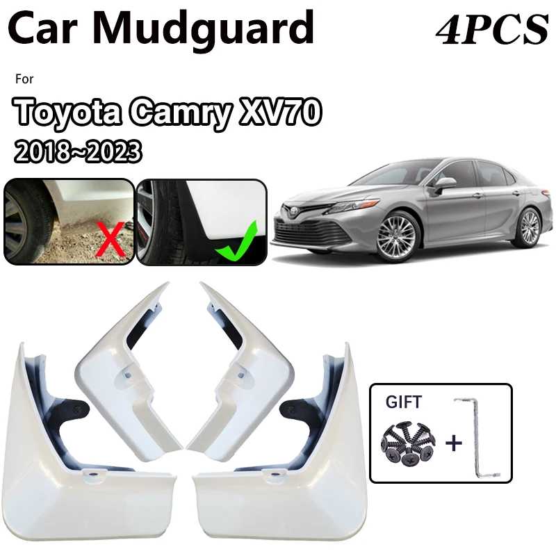 

Car Wheel Fender For Toyota Camry XV70 Daihatsu Altis 2018~2023 Baking Paint MudFlap Mudguards Mud Guard Splash Flap Accessories