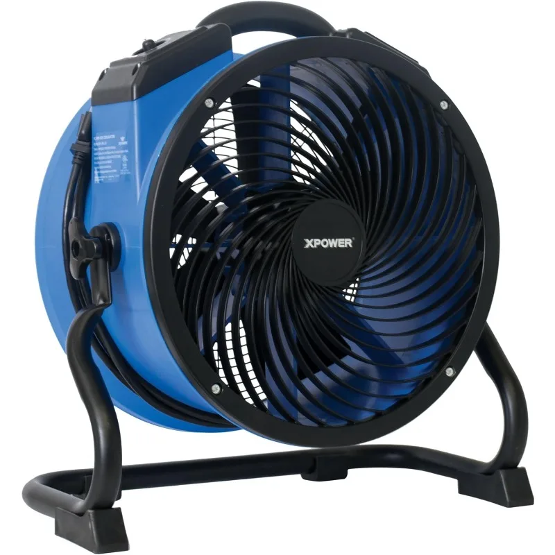 

XPOWER FC-300 Heavy Duty Industrial High Velocity Whole Room Air Mover Air Circulator Utility Shop Floor Fan, Variable Speed