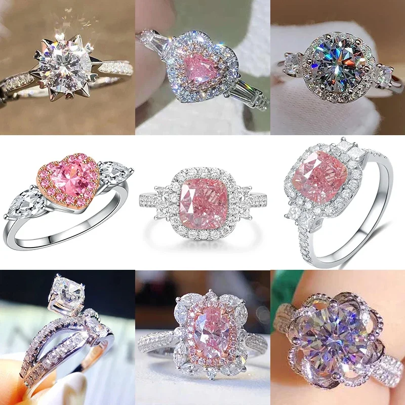 New Luxury Micro-inlaid Argyle Pink Diamond Open Ring Atmospheric Dove Egg Copper Inlaid Zircon High-grade Niche Girl Jewelry
New Luxury Micro-inlaid Argyle Pink Diamond Open Ring Atmospheric Dove Egg Copper Inlaid Zircon High-grade Niche Girl Jewelry