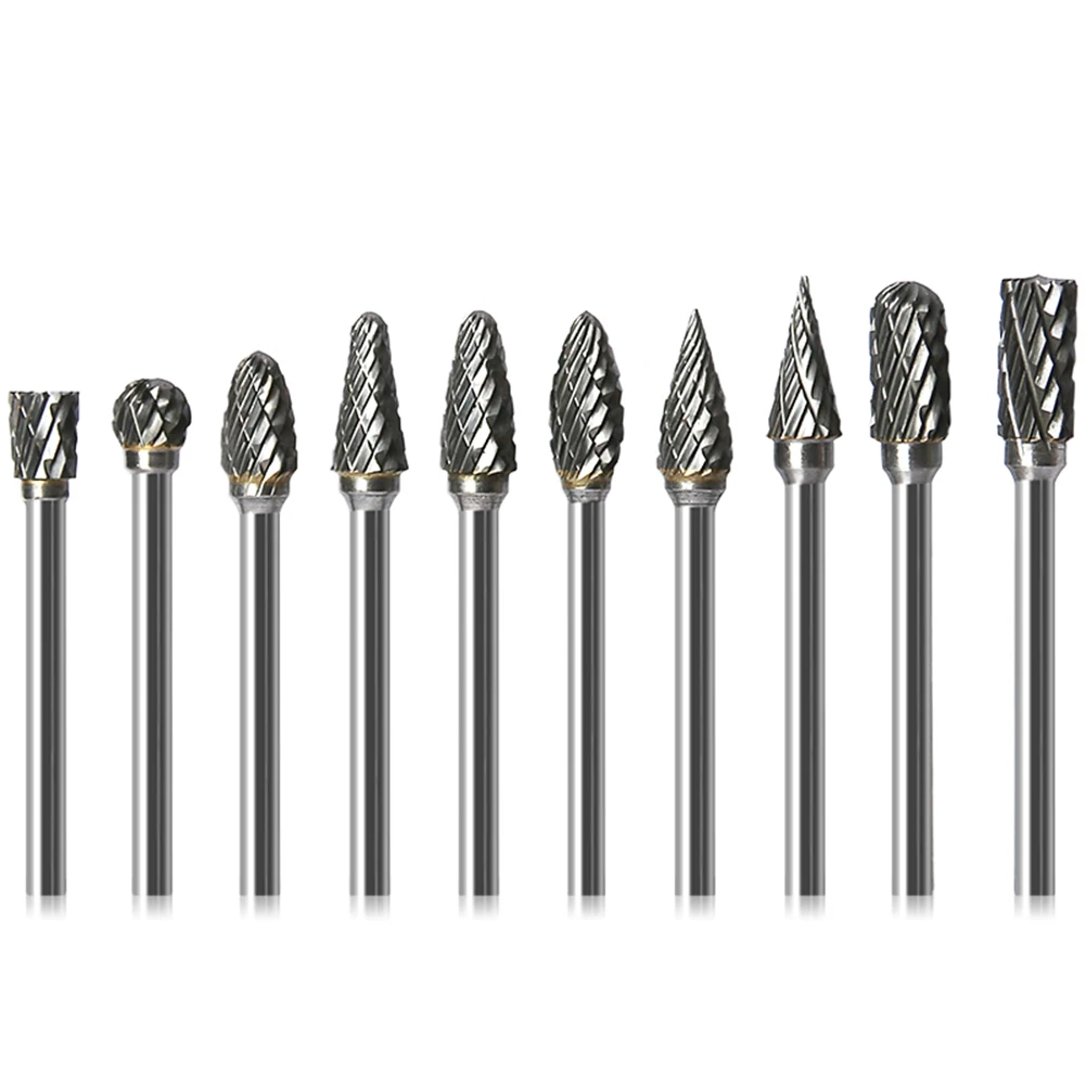 1pc 3mm Tungsten Steel Double Blade Grinding Head Carbide Burr Rotary File Drill Die Grinder Engrave Drill Bits Power Tool Parts
1pc 3mm Tungsten Steel Double Blade Grinding Head Carbide Burr Rotary File Drill Die Grinder Engrave Drill Bits Power Tool Parts