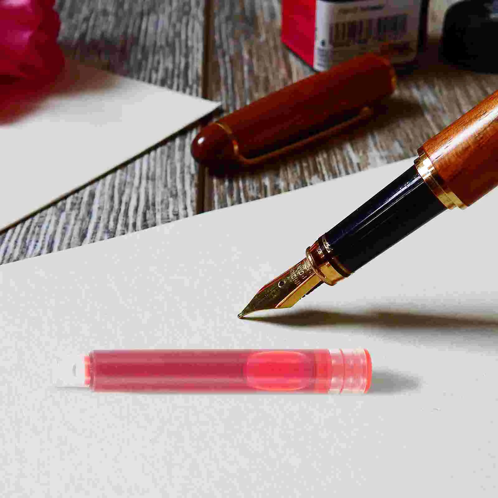 100 Pcs Student Pen Ink Fountain Pens Refills Calligraphy Office Replaceable Supplies for School
100 Pcs Student Pen Ink Fountain Pens Refills Calligraphy Office Replaceable Supplies for School