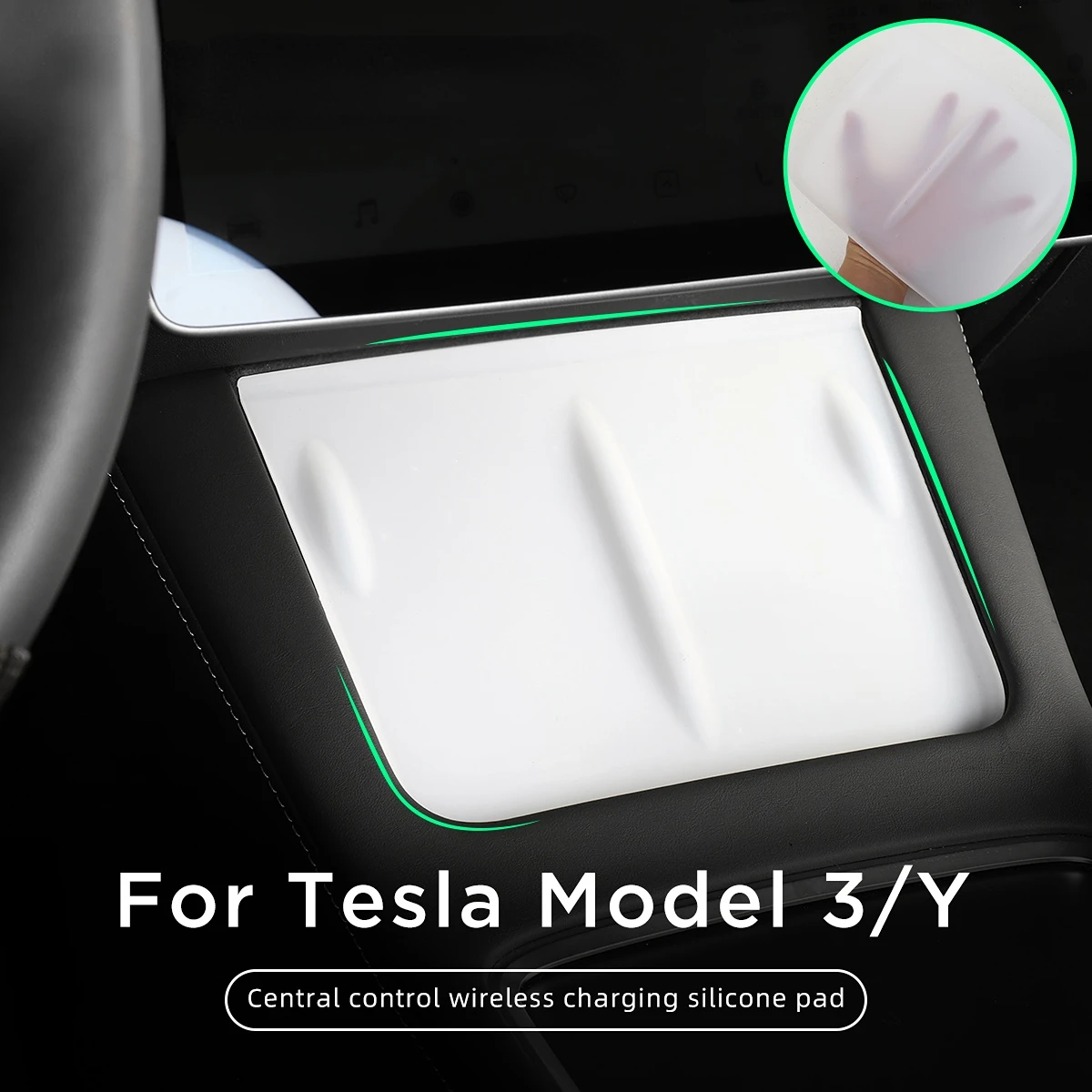 Нескользящий коврик для зарядки телефона Tesla, модель 3, Y-образное Беспроводное зарядное устройство, автомобильный коврик для зарядки телефо...
Нескользящий коврик для зарядки телефона Tesla, модель 3, Y-образное Беспроводное зарядное устройство, автомобильный коврик для зарядки телефо...
