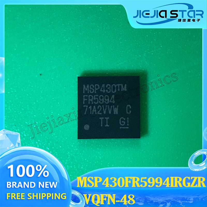 MSP430FR5994IRGZR MSP430FR5994 VQFN-48 16-bit Microcontroller Chip, 100% Brand New, Electronics ICs
MSP430FR5994IRGZR MSP430FR5994 VQFN-48 16-bit Microcontroller Chip, 100% Brand New, Electronics ICs