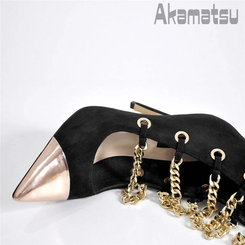 Metal Pointed Toe Chain Decor Sandal Boots Thin High Heel Women Summer Knee High Boots Fashion Shoes 2023 Zapatos Para Mujere
Metal Pointed Toe Chain Decor Sandal Boots Thin High Heel Women Summer Knee High Boots Fashion Shoes 2023 Zapatos Para Mujere