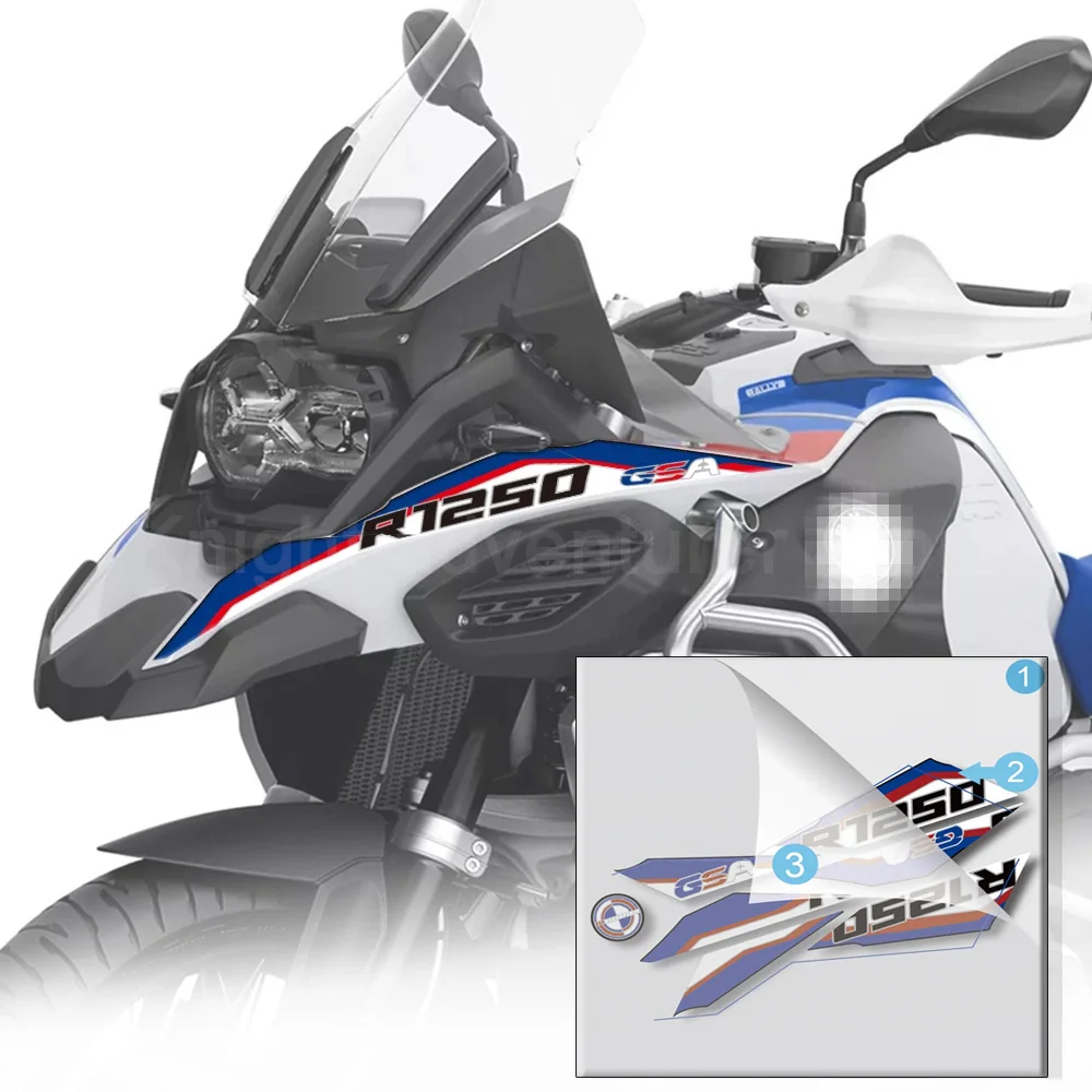 3D Gel Decal Adventure Front Fairing Body Shell R1250GSA Stickers For BMW R1250GS R 1250 GS HP ADV GSA Motorcycle 2019-2022
3D Gel Decal Adventure Front Fairing Body Shell R1250GSA Stickers For BMW R1250GS R 1250 GS HP ADV GSA Motorcycle 2019-2022