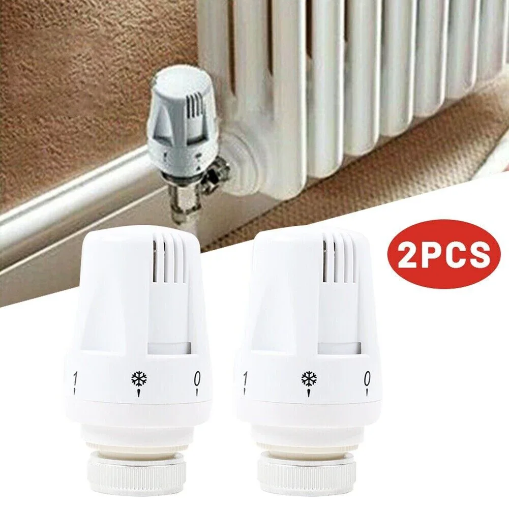 2 Pcs Radiator Thermostatic TRV Valve Head Replacement Heater Control M30 X1.5 For Heating Piping Systems Water Pipes
2 Pcs Radiator Thermostatic TRV Valve Head Replacement Heater Control M30 X1.5 For Heating Piping Systems Water Pipes