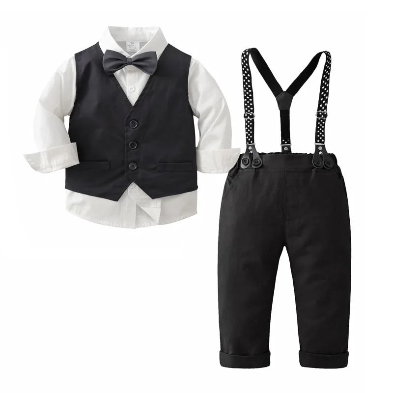 Clothes Boys Formal 3pc Sets Wedding Children's Clothing Gentlemen's Dress Suit Boys Long Sleeved Three Piece Outfit Ropa
Clothes Boys Formal 3pc Sets Wedding Children's Clothing Gentlemen's Dress Suit Boys Long Sleeved Three Piece Outfit Ropa