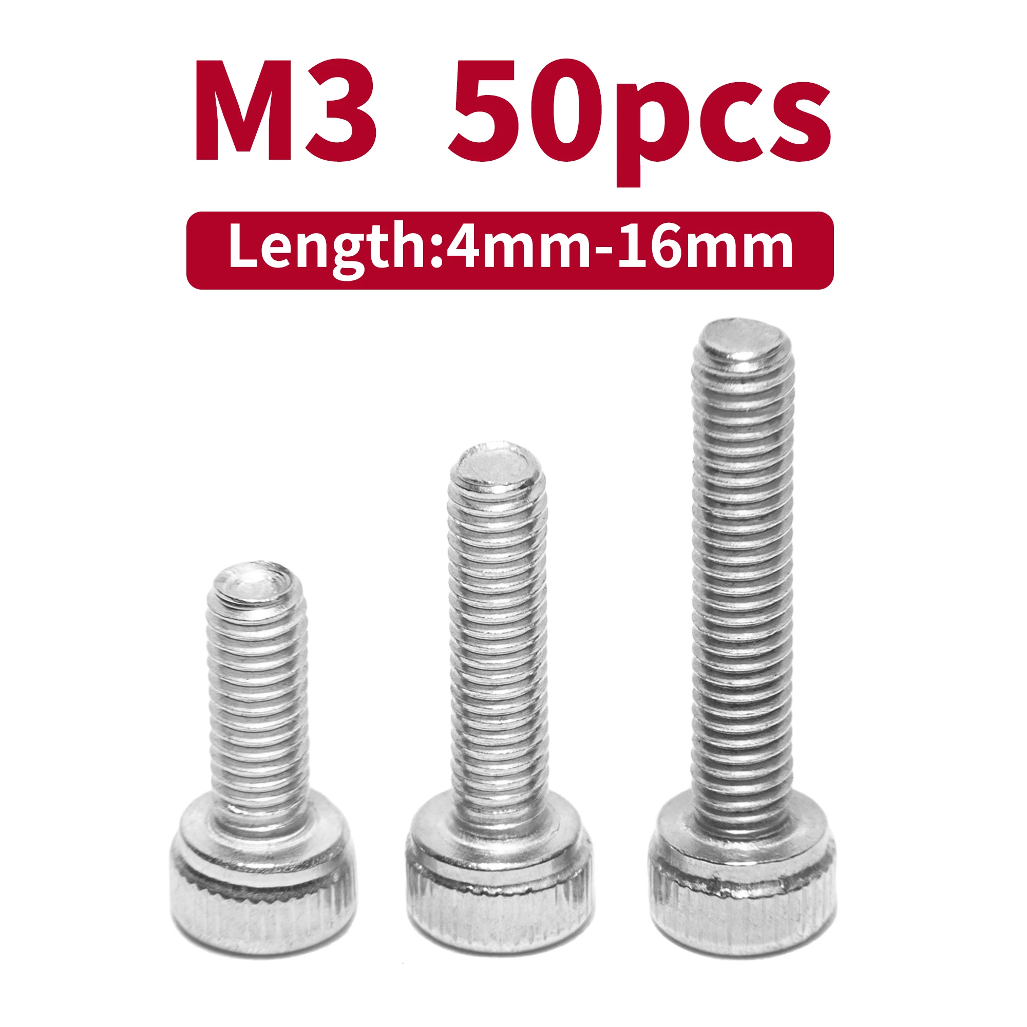 50pcs M3 Cup Head Hexagon Bolt Cylindrical Head DIN912 Knurled Hexagon Screw Cup Head Screw High Strength
50pcs M3 Cup Head Hexagon Bolt Cylindrical Head DIN912 Knurled Hexagon Screw Cup Head Screw High Strength
