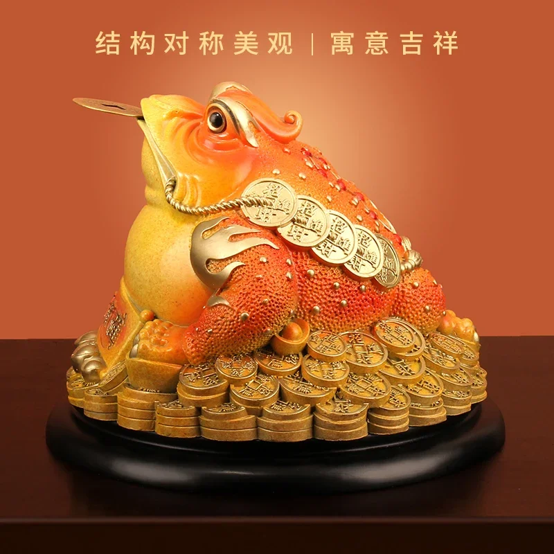 Wealth Source Guangjin Bronze Golden Toad Decoration Pure Copper Three Feet Golden Cicada Toad Lucky Living Room New Shop
Wealth Source Guangjin Bronze Golden Toad Decoration Pure Copper Three Feet Golden Cicada Toad Lucky Living Room New Shop