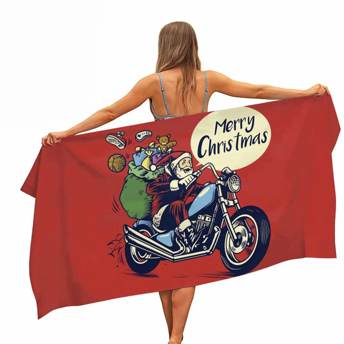 Christmas Santa Claus Beach Towel Portable Red Microfiber Bath Towel Outdoor Travel Swim Yoga Gym Home Decor Women Men Kid Towel
Christmas Santa Claus Beach Towel Portable Red Microfiber Bath Towel Outdoor Travel Swim Yoga Gym Home Decor Women Men Kid Towel