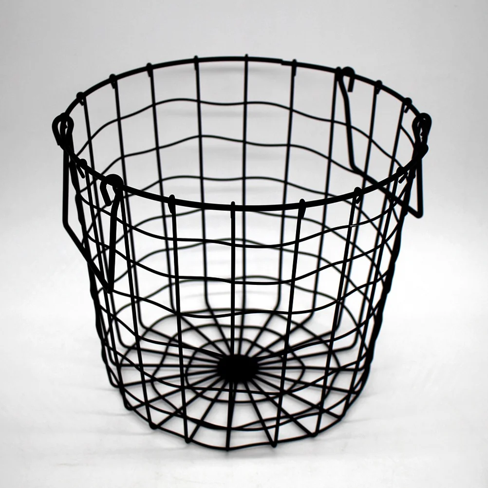 

Vintage Metal Laundry Hampers Hollow Wire Storage Laundry Hamper Country Mesh Laundry Hamper Hamper Clothes Sundries Organizer