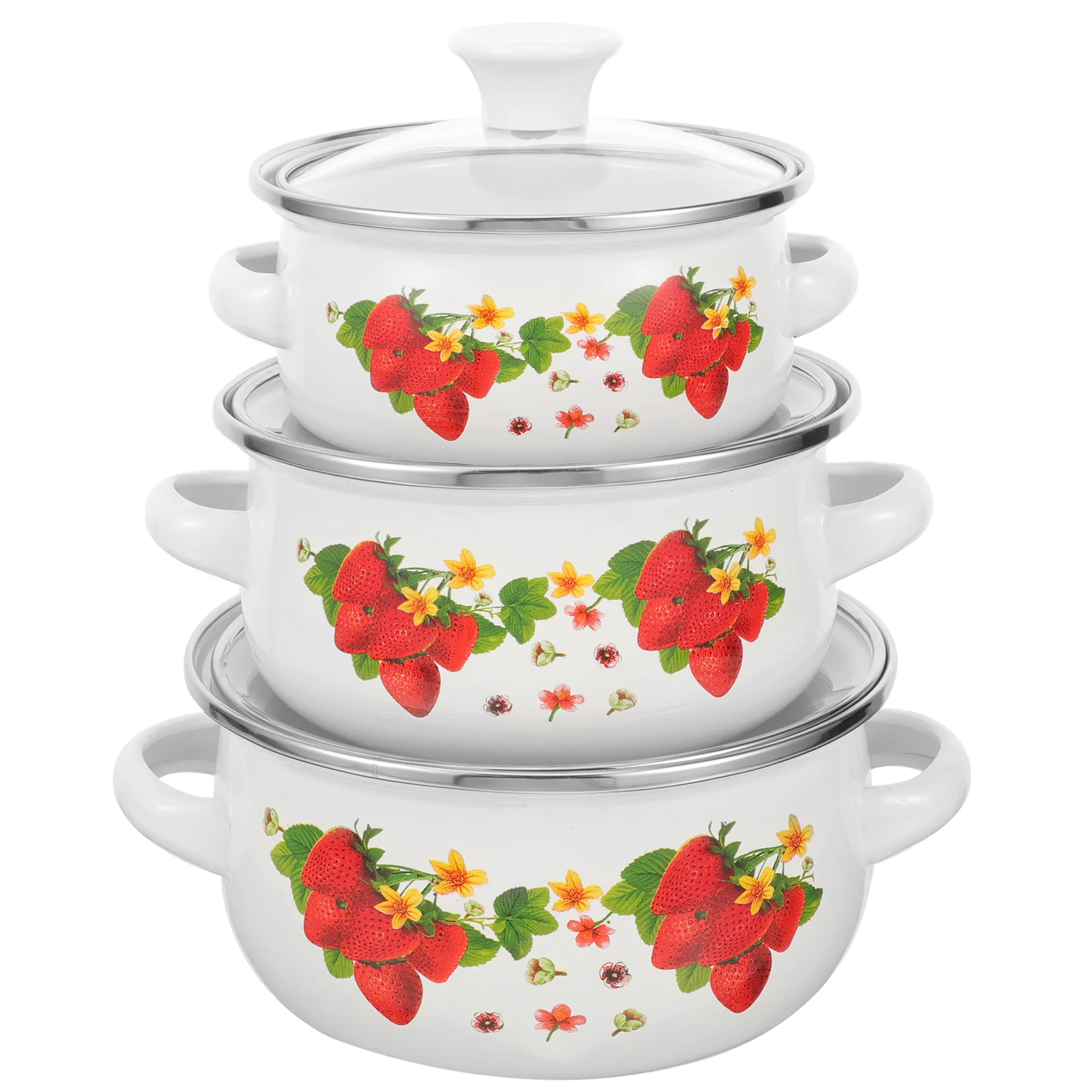Kitchen Enamel Stockpot Lid Retro Flower Enamel Stockpot Stew Bean Cooking Pot Vintage Soup Pot Handles Nonstick Cookware
Kitchen Enamel Stockpot Lid Retro Flower Enamel Stockpot Stew Bean Cooking Pot Vintage Soup Pot Handles Nonstick Cookware