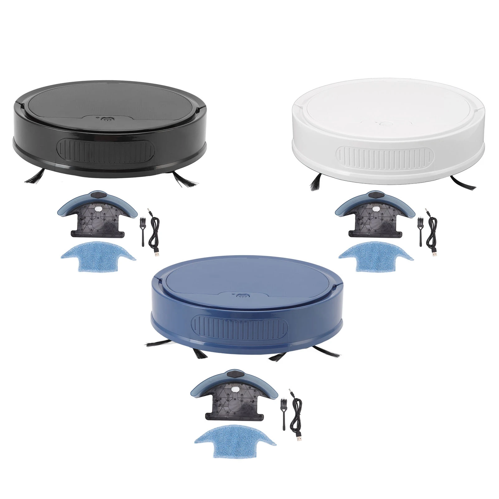 Robot Vacuum Cleaner 3 in 1 USB Charging Smart Sweeping Robot 2000Pa Suction Slim APP Remote Control with Power Cord for Office
Robot Vacuum Cleaner 3 in 1 USB Charging Smart Sweeping Robot 2000Pa Suction Slim APP Remote Control with Power Cord for Office