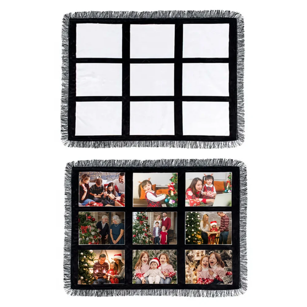 2pcs Pack Blank Sublimation 9 Photo Panels Velvet Blanket
2pcs Pack Blank Sublimation 9 Photo Panels Velvet Blanket