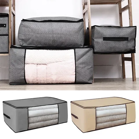 Big Capacity Dust-proof Folding Non Woven Fabric Storage Box Quilt Clothes Toy Bag Clear Window Zipper Organizer Bedroom Clean
Big Capacity Dust-proof Folding Non Woven Fabric Storage Box Quilt Clothes Toy Bag Clear Window Zipper Organizer Bedroom Clean
