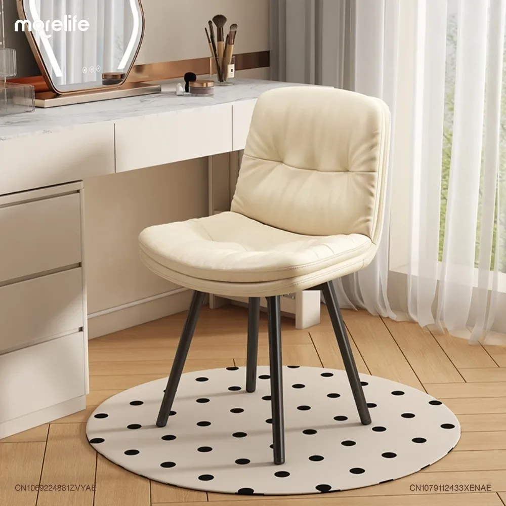 

Light Luxury Makeup Chair Nordic Style Bedroom Dressing Stool Minimalist Modern Simple Home Shoes Changing Stools Furniture K01