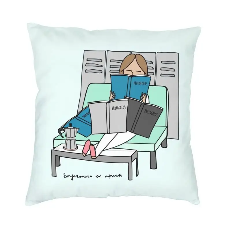 Soft Enfermera En Apuros Throw Pillow Case Decoration Custom Square Doctor Nurse Cushion Cover 45x45 Pillowcover for Sofa
Soft Enfermera En Apuros Throw Pillow Case Decoration Custom Square Doctor Nurse Cushion Cover 45x45 Pillowcover for Sofa