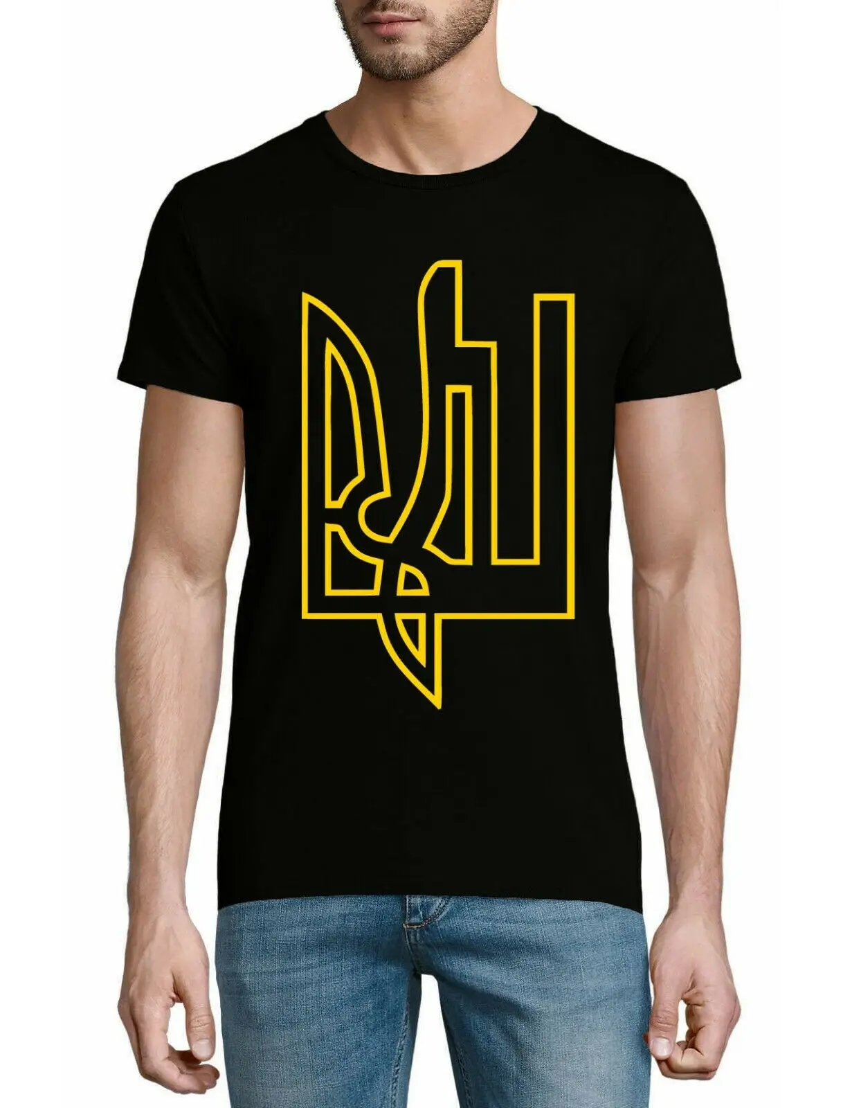 Ukraine Gold Trident Coat Of Arms Detail Men's Crew Neck T-Shirt Men's 100% Cotton Casual T-shirts Loose Top Size S-3XL
Ukraine Gold Trident Coat Of Arms Detail Men's Crew Neck T-Shirt Men's 100% Cotton Casual T-shirts Loose Top Size S-3XL