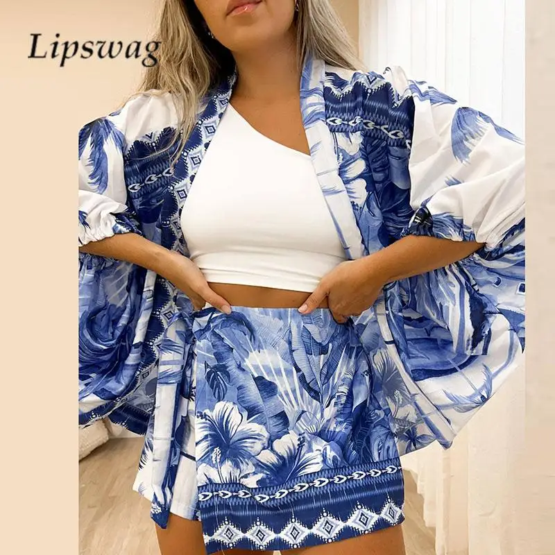 Casual Ethnic Style Print Skirt Set Fashion Cardigan and Mini Skirt Two-piece Set 2024 Sexy Ladies Beach Holiday Bikini Cape Set
Casual Ethnic Style Print Skirt Set Fashion Cardigan and Mini Skirt Two-piece Set 2024 Sexy Ladies Beach Holiday Bikini Cape Set