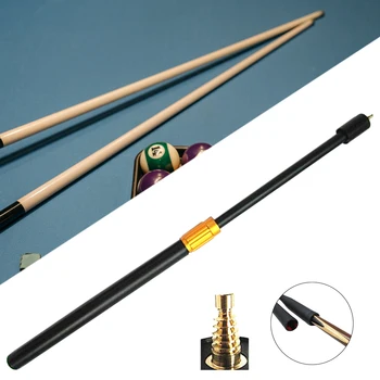 Pool Cue Extender Telescopic Billiard Connect Shaft Weights Replacement Billiards Cue Extension for Billiard Beginners Practice