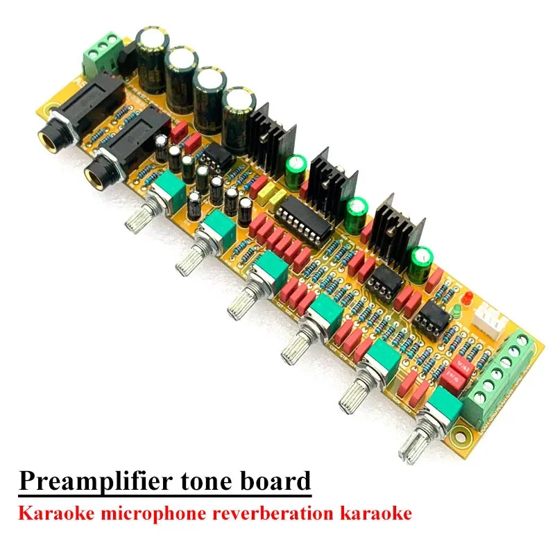 Hi-Fi предусилитель Tone Board, Bass, Midrange и регулировка высоких частот, плата предусилителя реверберации микрофона для караоке
Hi-Fi предусилитель Tone Board, Bass, Midrange и регулировка высоких частот, плата предусилителя реверберации микрофона для караоке