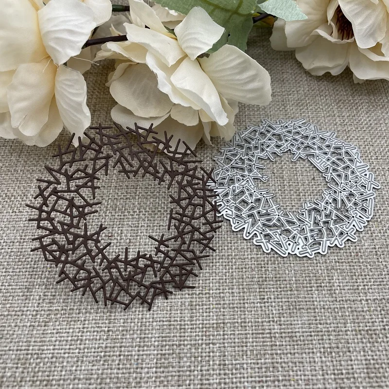 Braided branches ring Metal Cutting Dies Stencils For DIY Scrapbooking Decorative Embossing Handcraft Die Cutting Template
Braided branches ring Metal Cutting Dies Stencils For DIY Scrapbooking Decorative Embossing Handcraft Die Cutting Template