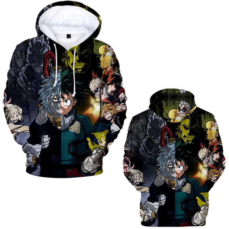 Anime My Hero Academia deku Hoodie for Men Clothing 3D Midoriya Izuku Printing Hoodies Women Harajuku Fashion Kids y2k Pullovers
Anime My Hero Academia deku Hoodie for Men Clothing 3D Midoriya Izuku Printing Hoodies Women Harajuku Fashion Kids y2k Pullovers