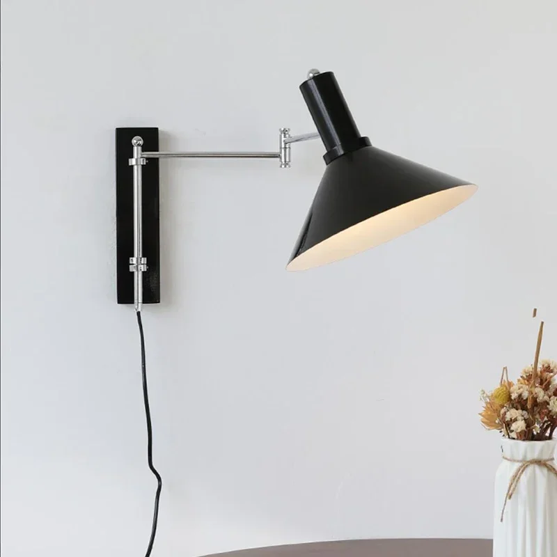 Stretch long arm wall lamp Bedroom living room vintage folding B&B lamp ins South Korea creative industrial style Bauhaus
Stretch long arm wall lamp Bedroom living room vintage folding B&B lamp ins South Korea creative industrial style Bauhaus