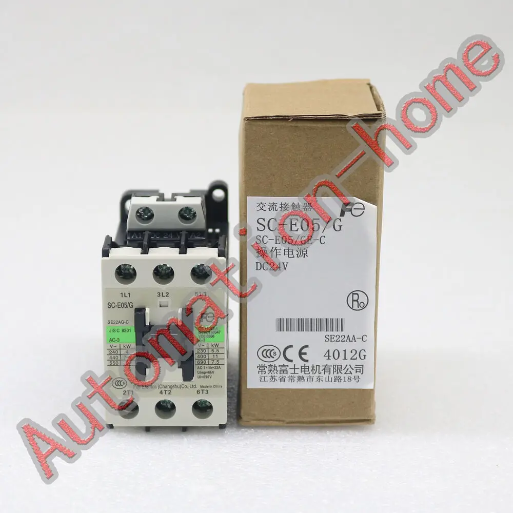 1 шт. Новый электрический контактор Fuji SC-E05/G 24 В постоянного тока в коробке # QW
1 шт. Новый электрический контактор Fuji SC-E05/G 24 В постоянного тока в коробке # QW