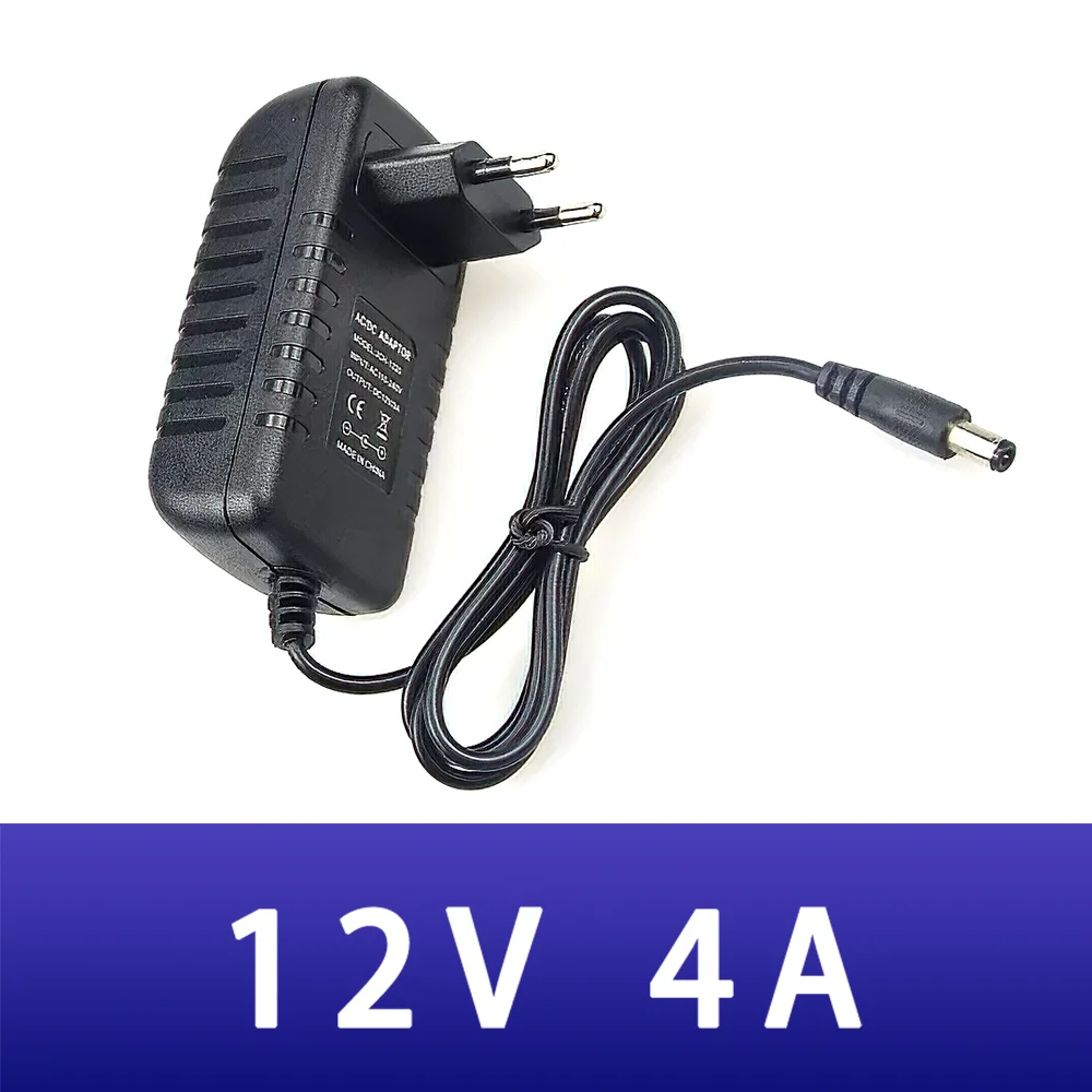 AC DC New 12V 4A 48W Power Adapter EU US AU UK PLUG 100V-240V 220V AC 12V DC Power Supply 4000MA 5.5*2.1MM
AC DC New 12V 4A 48W Power Adapter EU US AU UK PLUG 100V-240V 220V AC 12V DC Power Supply 4000MA 5.5*2.1MM