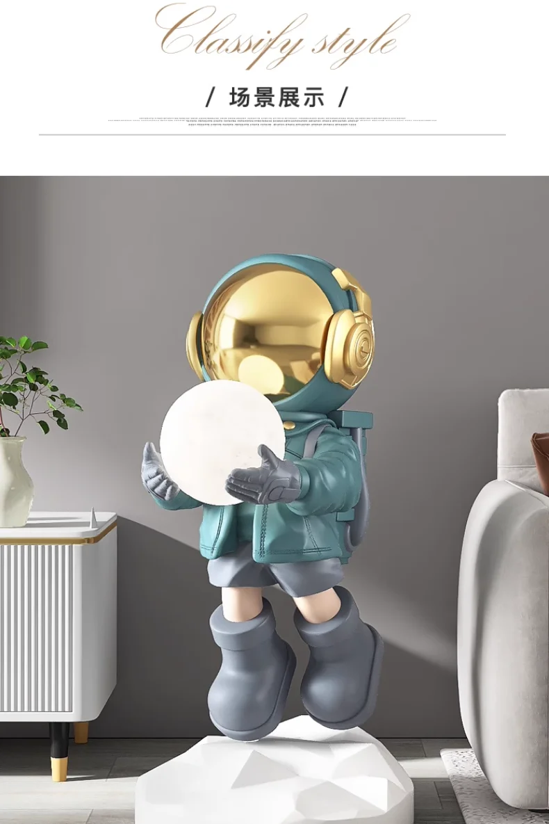 Astronaut Large Floor-standing Ornaments, Astronaut Ornaments, Home TV Cabinets, Living Room Sofa Decorations, Smart Decorations Astronaut Large Floor-standing Ornaments, Astronaut Ornaments, Home TV Cabinets, Living Room Sofa Decorations, Smart Decorations