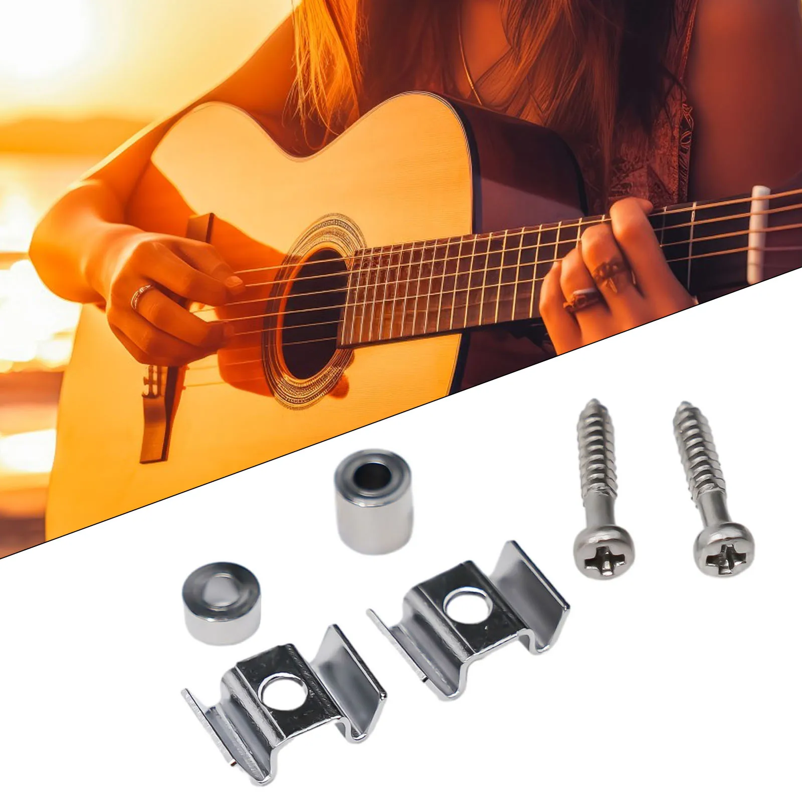 1 Pair Of String Retainers Electric Gold/Black/Chrome Guitar String With Screw Duable Hot Sale Newest Reliable
1 Pair Of String Retainers Electric Gold/Black/Chrome Guitar String With Screw Duable Hot Sale Newest Reliable