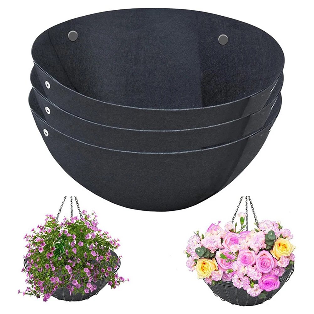 Round Plant Holder Wire Metal Hanging Basket Felt Liner Lining Plants Flower Garden Pot For Home Balcony Decoration
Round Plant Holder Wire Metal Hanging Basket Felt Liner Lining Plants Flower Garden Pot For Home Balcony Decoration