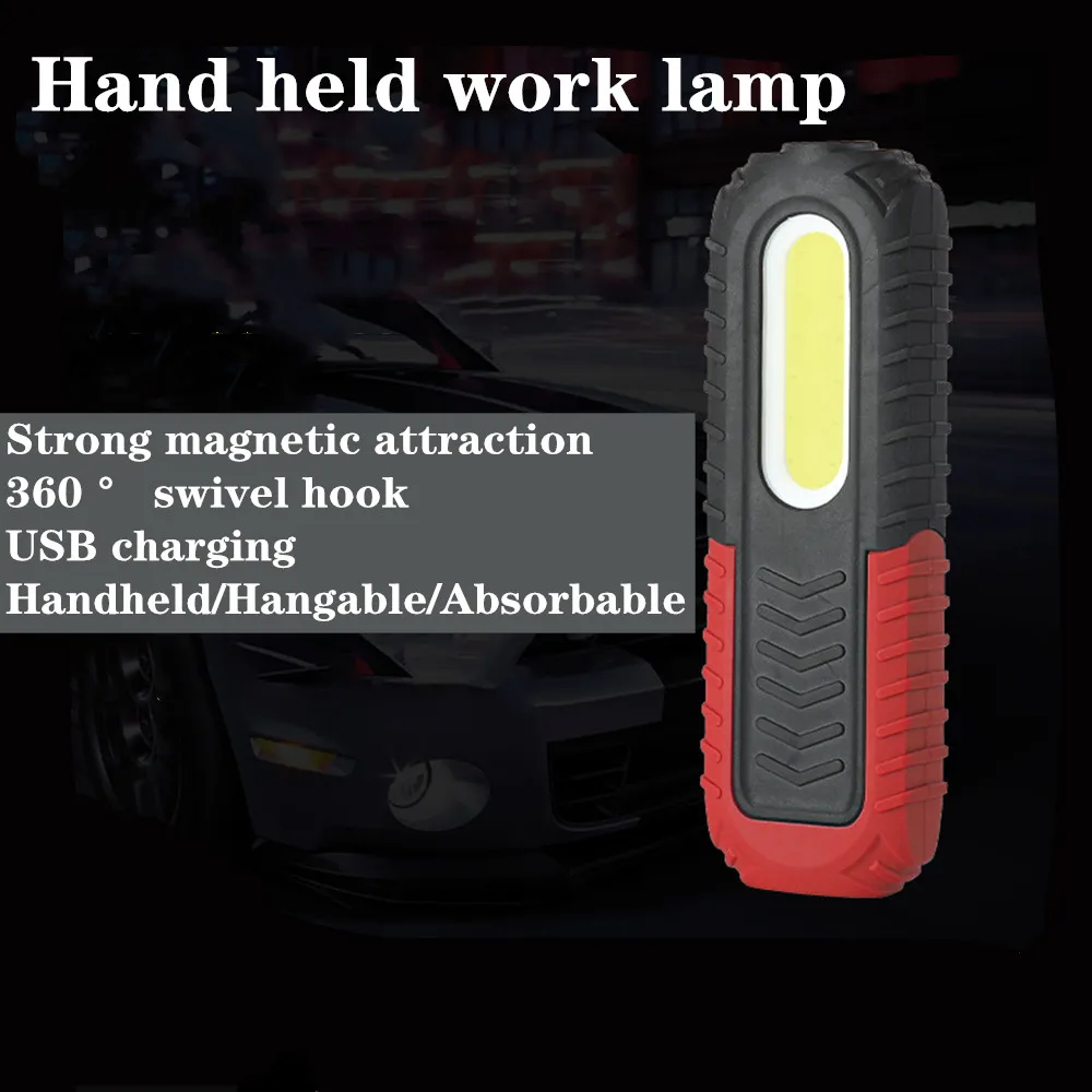Cob Rechargeable Vehicle Maintenance Convenient Adjustable Work Lamp Strong Magnetic Attraction 360 ° Suspension Hook
Cob Rechargeable Vehicle Maintenance Convenient Adjustable Work Lamp Strong Magnetic Attraction 360 ° Suspension Hook