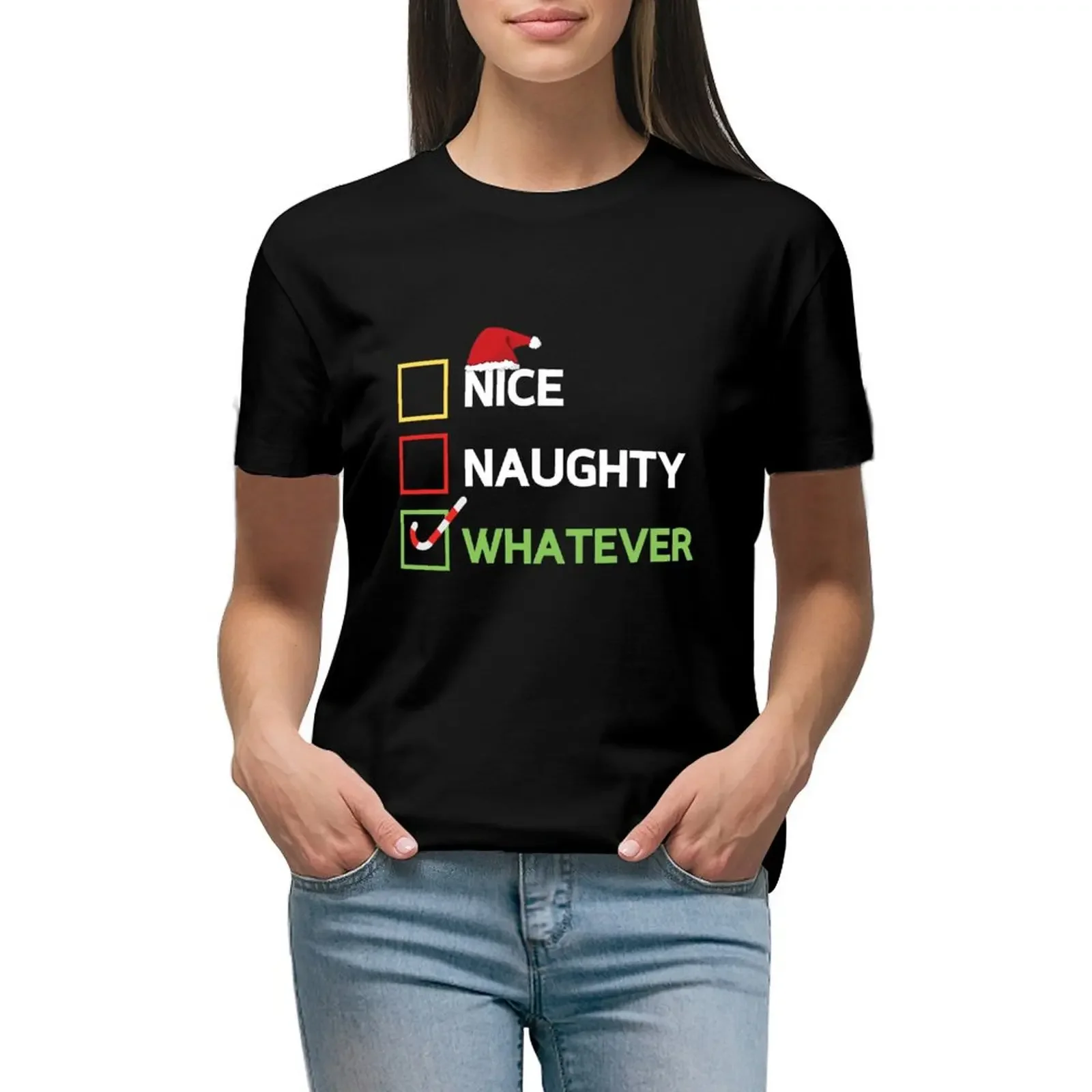 Nice Naughty Whatever T-shirt Blouse tops anime clothes graphic t-shirts for Women
Nice Naughty Whatever T-shirt Blouse tops anime clothes graphic t-shirts for Women